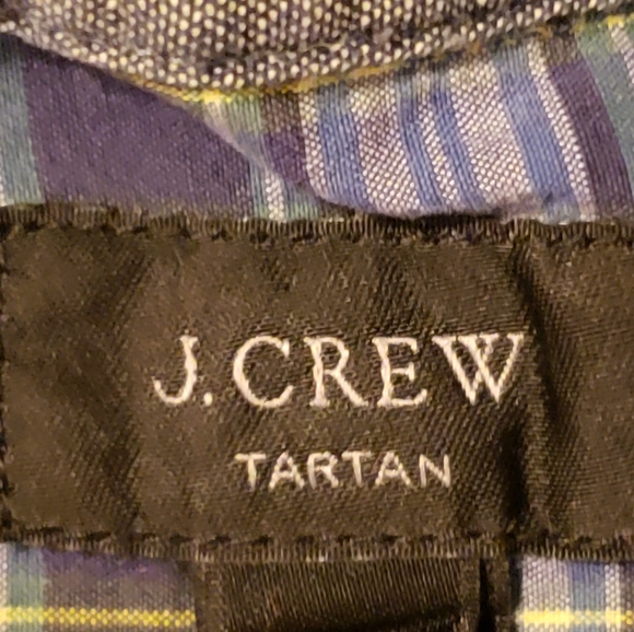 J CREW LONG SLEEVE TARTAN SHIRT: MENS S - Picture 4 of 4